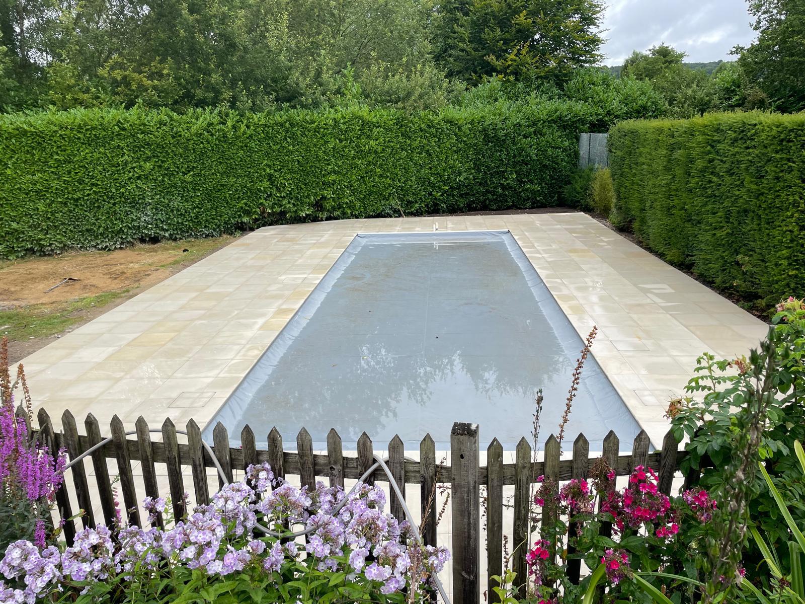 Natural Stone Pool Surround