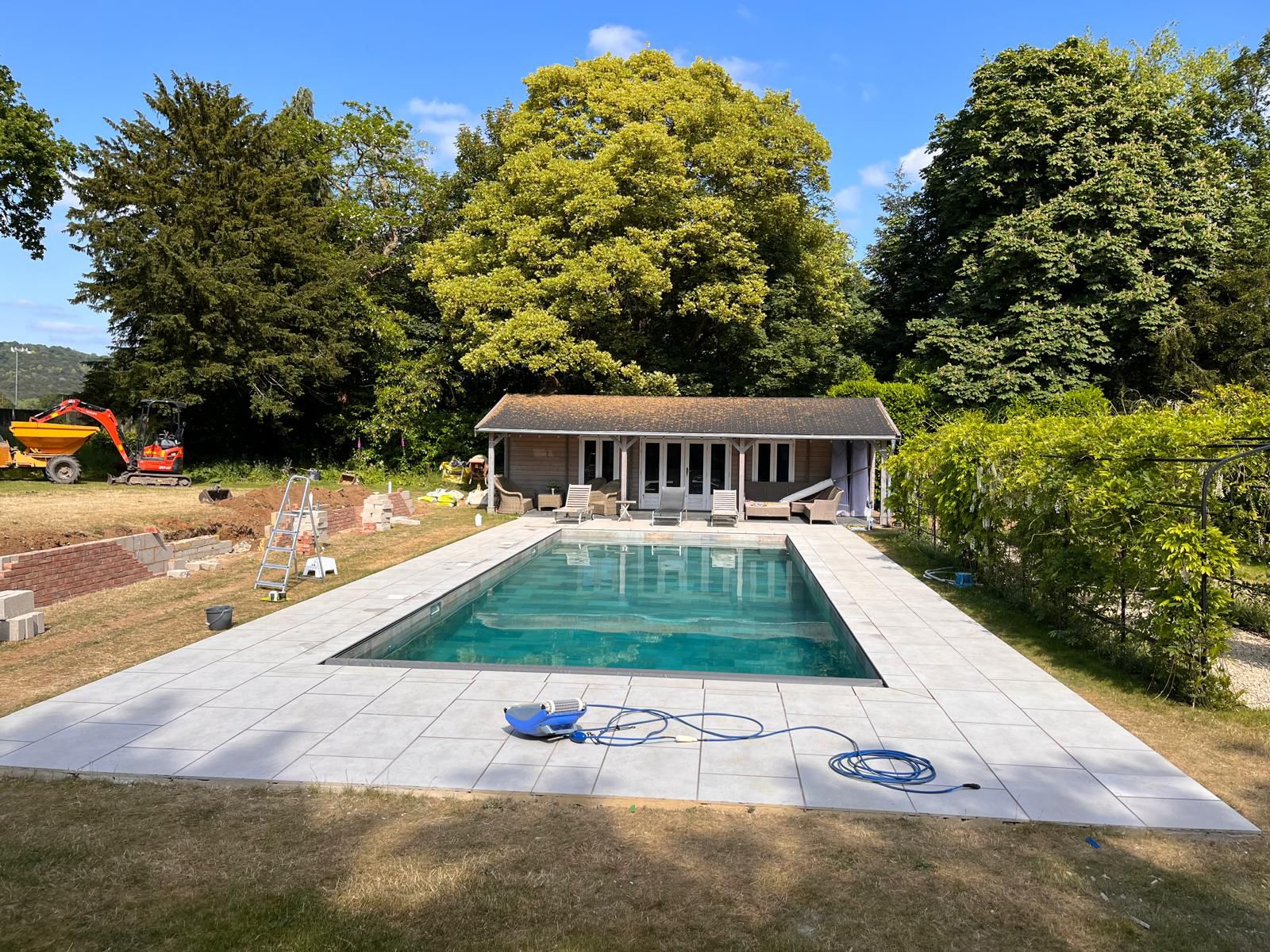 Pool and garden transformation
